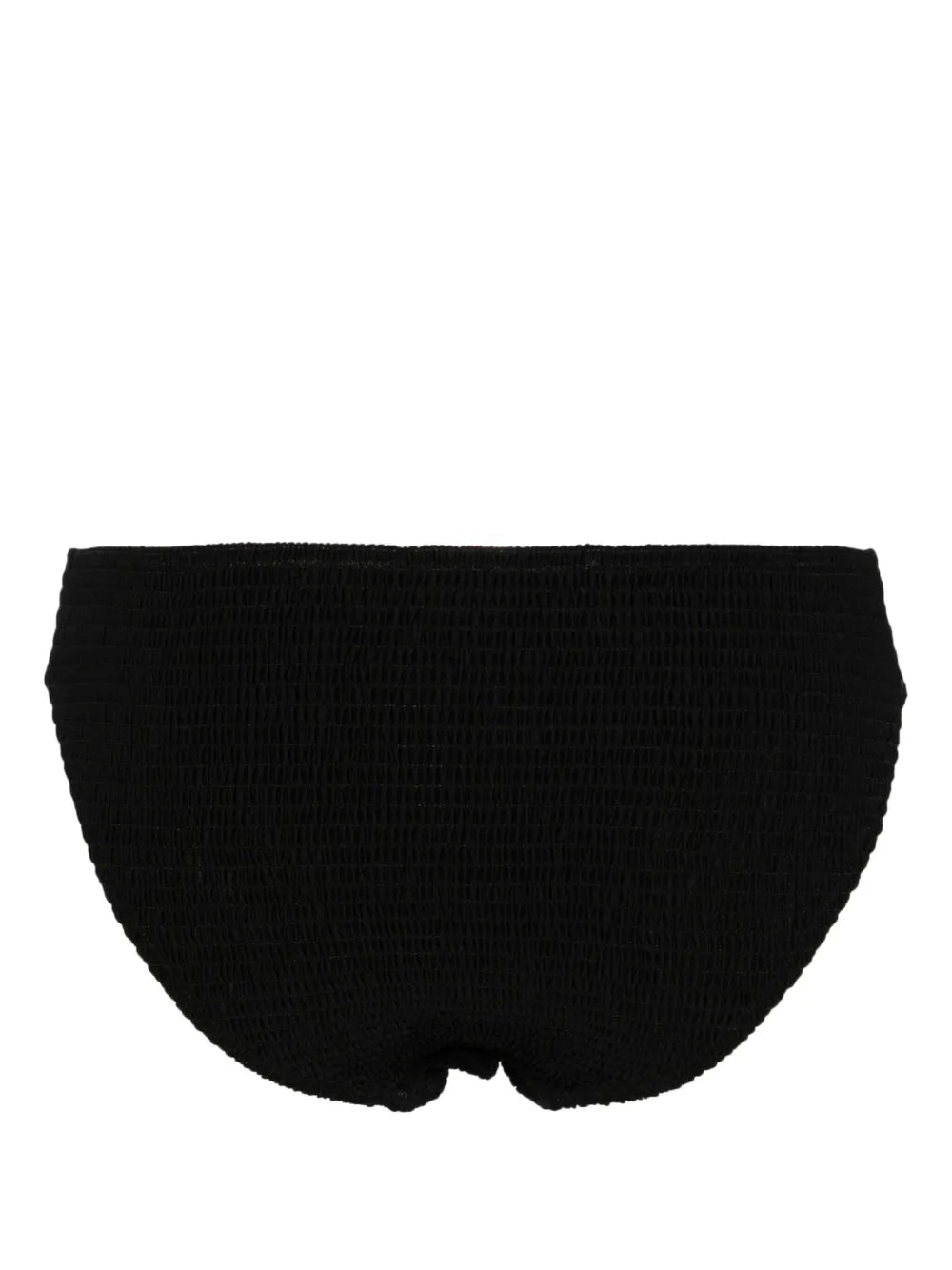 Mid-Rise Smocked Bikini Bottoms