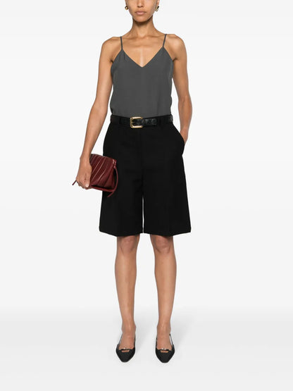 V-Neck Crepe Camisole