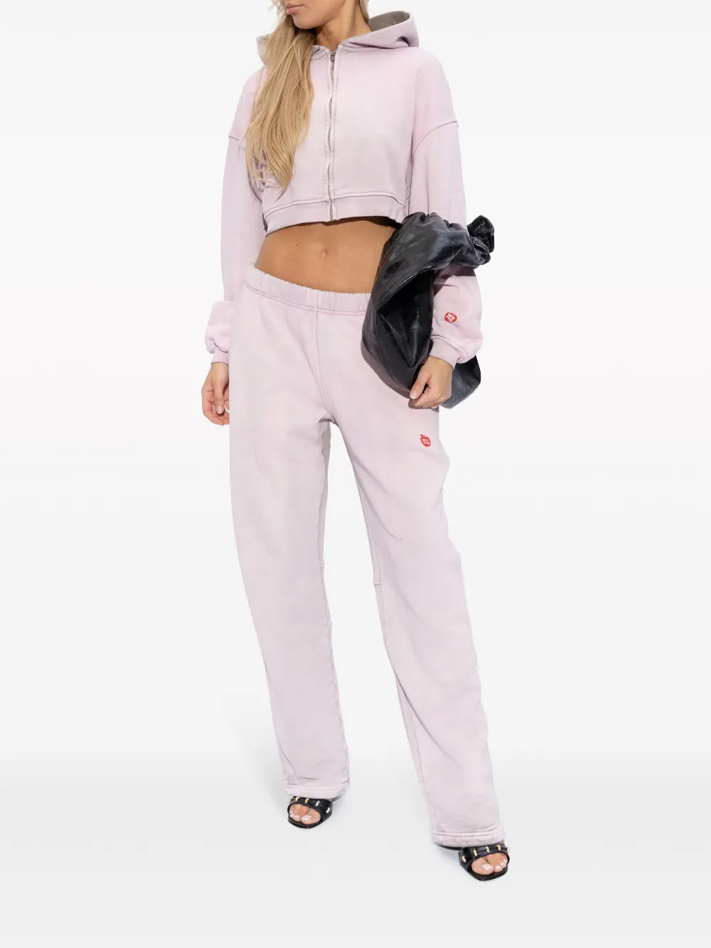 Zip-Up Cropped Hoodie