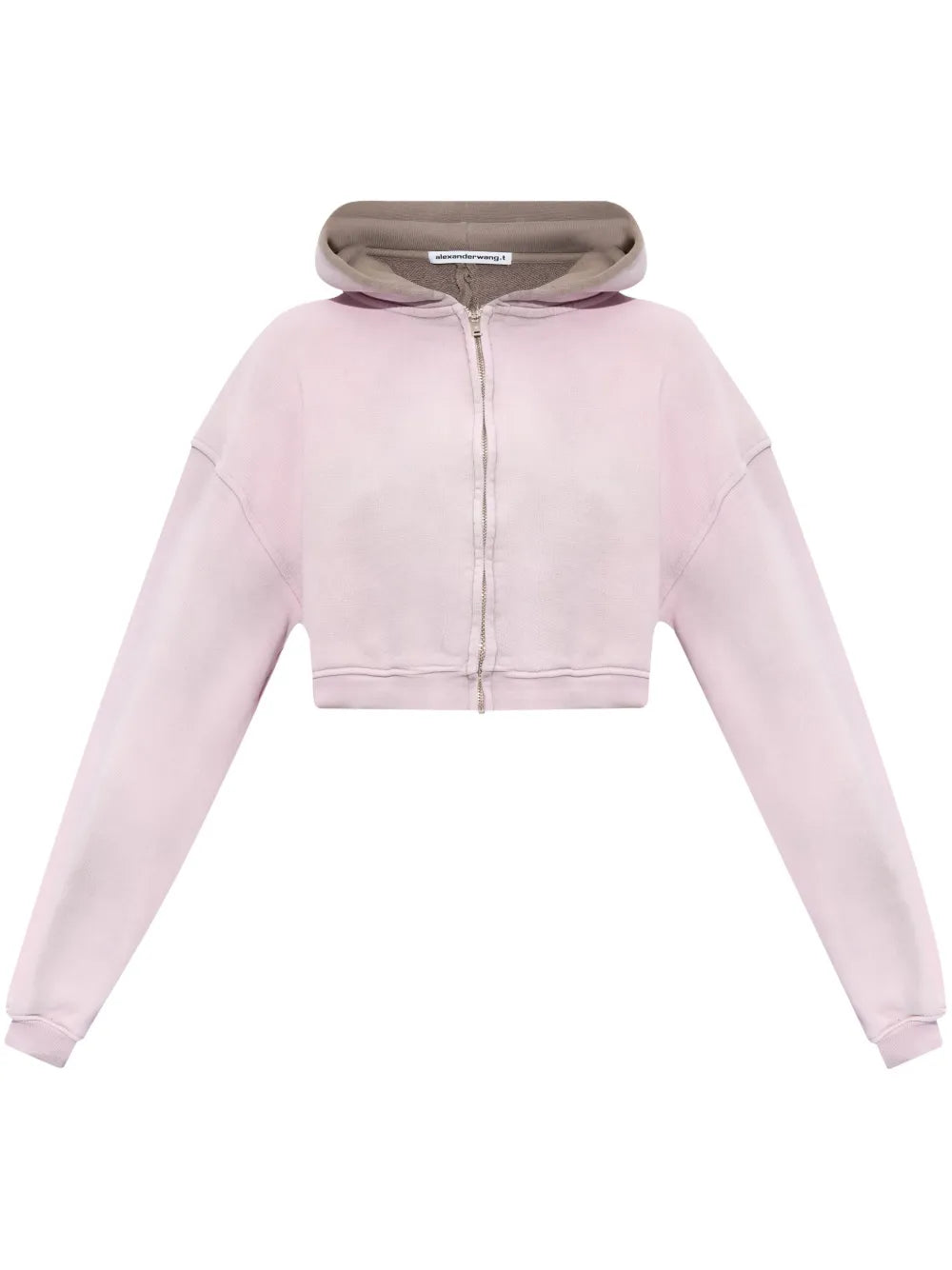 Zip-Up Cropped Hoodie