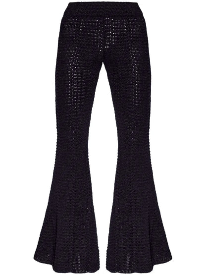 Garonna Crochet Flared Trousers