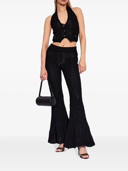 Garonna Crochet Flared Trousers
