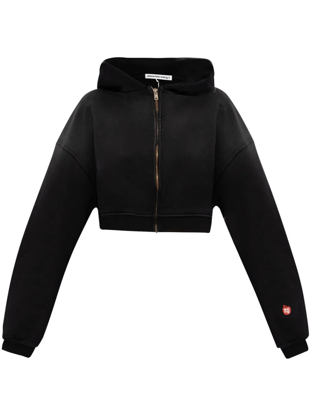 Zip-Up Cropped Hoodie
