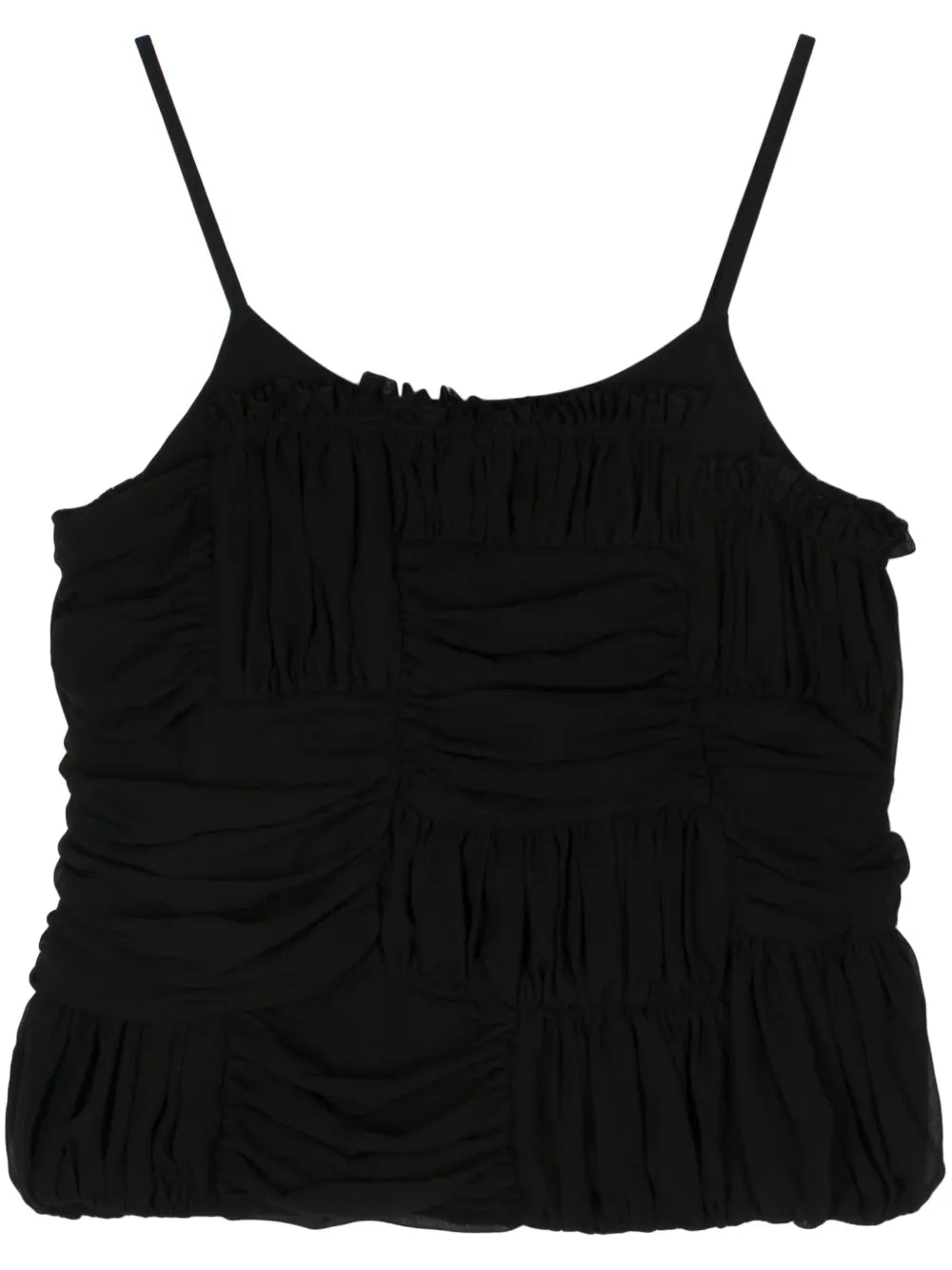 Draped-Detail Blouse