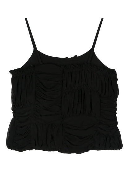Draped-Detail Blouse