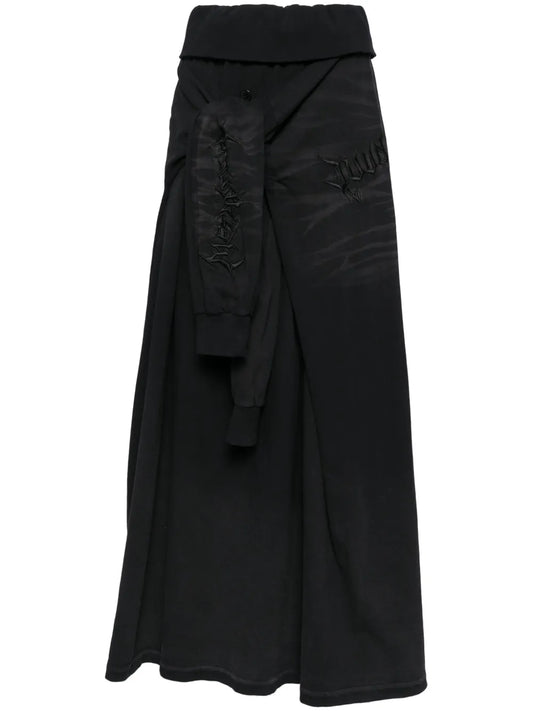 Sweatshirt Cotton Maxi Skirt