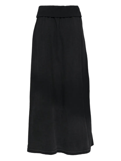 Sweatshirt Cotton Maxi Skirt