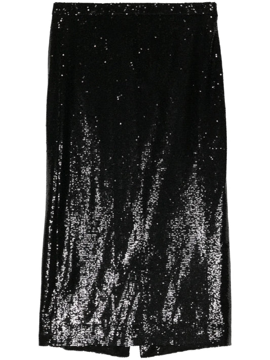 Sequinned Pencil Skirt