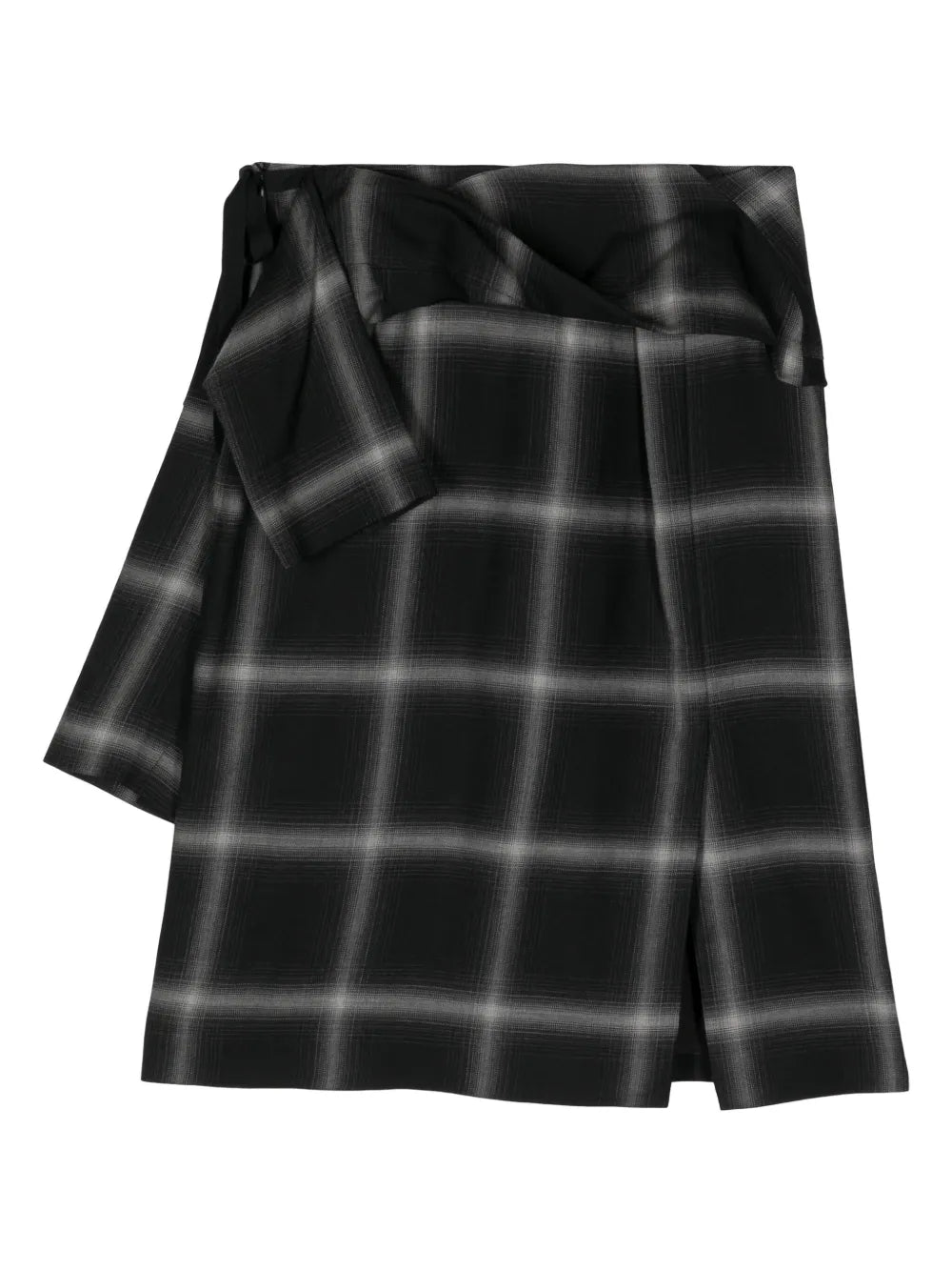 Birkin Plaid Wool Skirt
