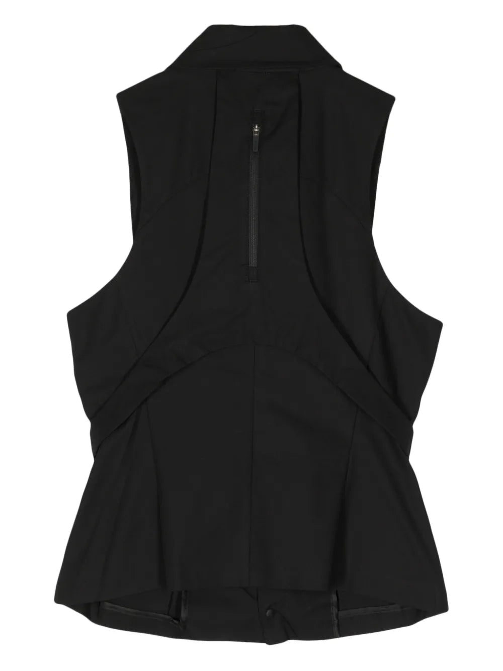 Logo-Print Sleeveless Shirt