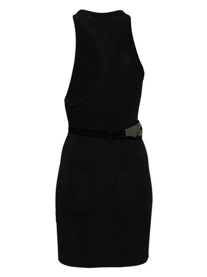 Pouch-Appliqué Tank Dress