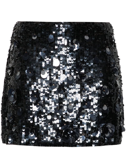 Sequined Mini Skirt