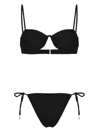 Monowire Satin Bikini Set