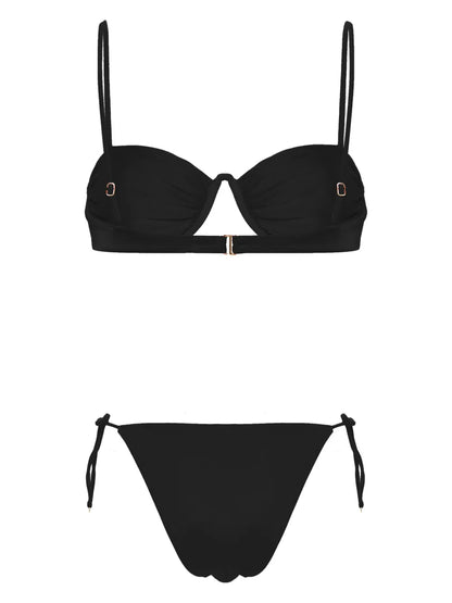 Monowire Satin Bikini Set