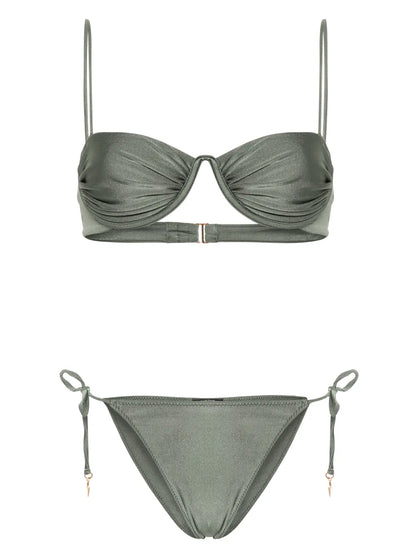Monowire Satin Bikini Set