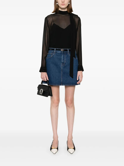 Denim Mini Skirt