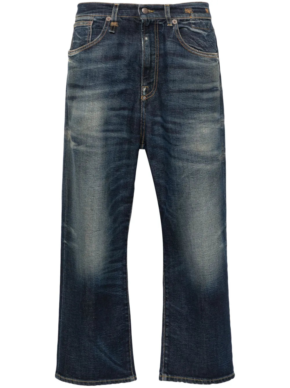 Whiskered Boyfriend Jeans