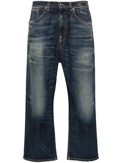 Whiskered Boyfriend Jeans
