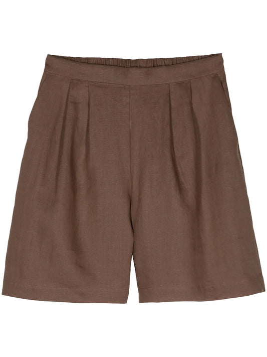 Carros High-Waist Bermuda Shorts