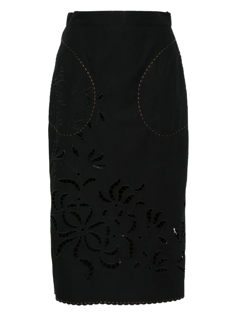 Sisi Cotton Midi Skirt