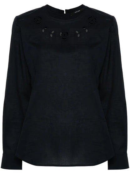 La Vie En Rose Poplin Blouse