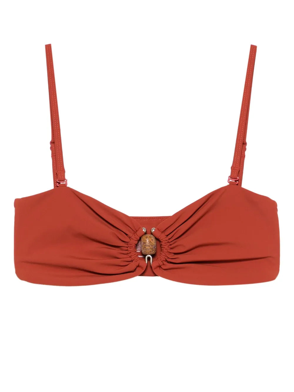 Ruched Bandeau Bikini Top