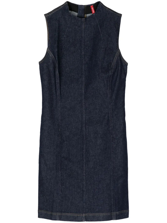 Sleeveless Denim Mini Dress