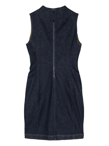 Sleeveless Denim Mini Dress