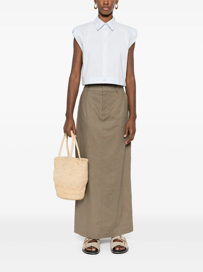 Lionessgz Sleeveless Poplin Shirt