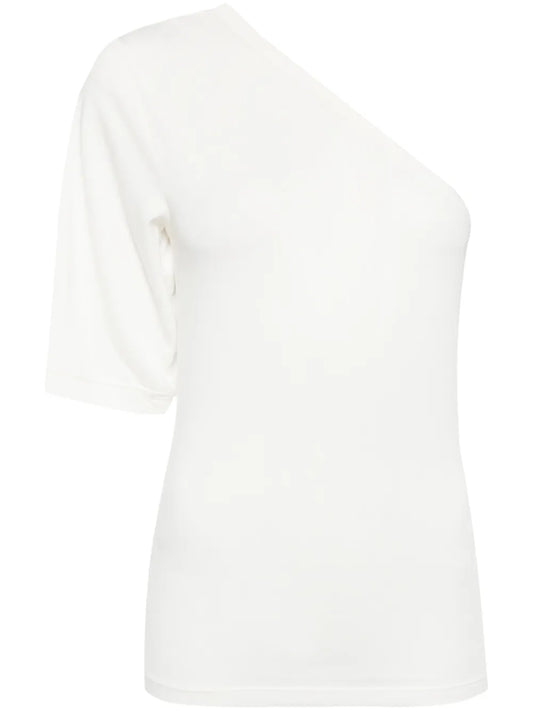 One-Shoulder Soft-Jersey Top