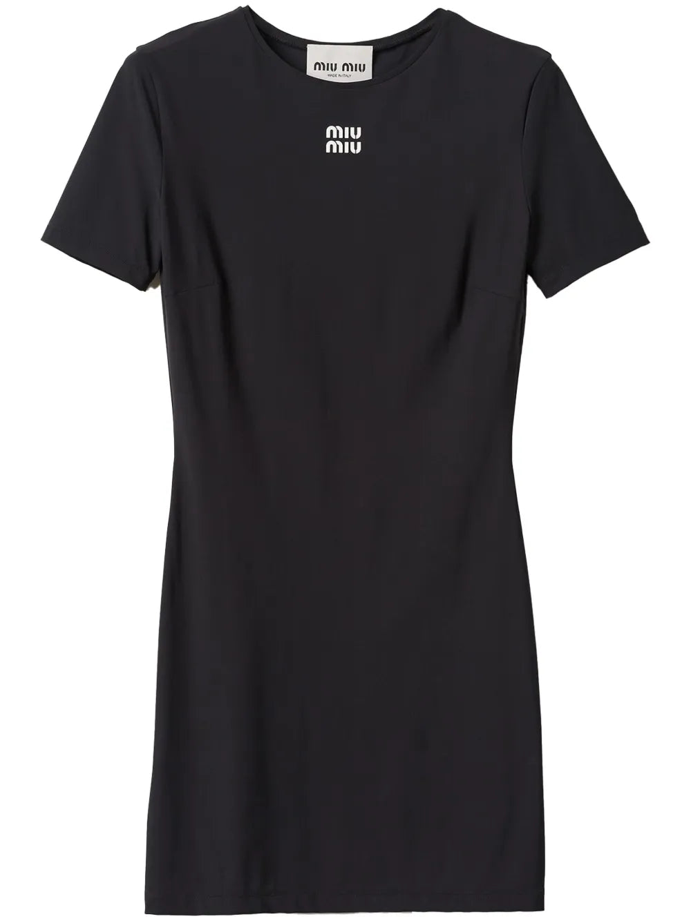 Logo-Print Short-Sleeve Minidress