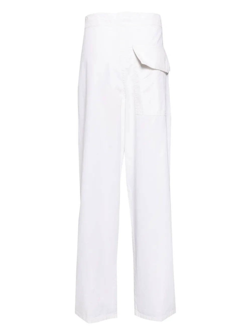 Drawstring-Waist Cotton Trousers