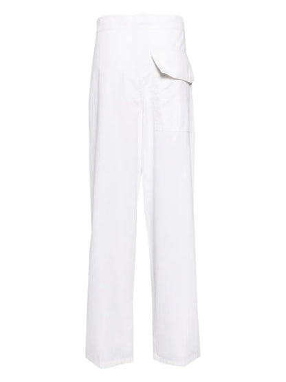 Drawstring-Waist Cotton Trousers