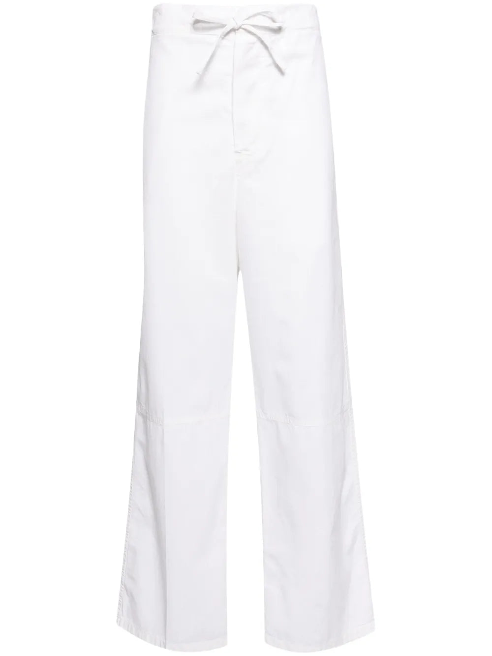 Drawstring-Waist Cotton Trousers