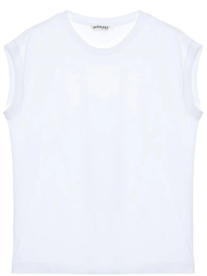 Sleeveless Cotton T-Shirt