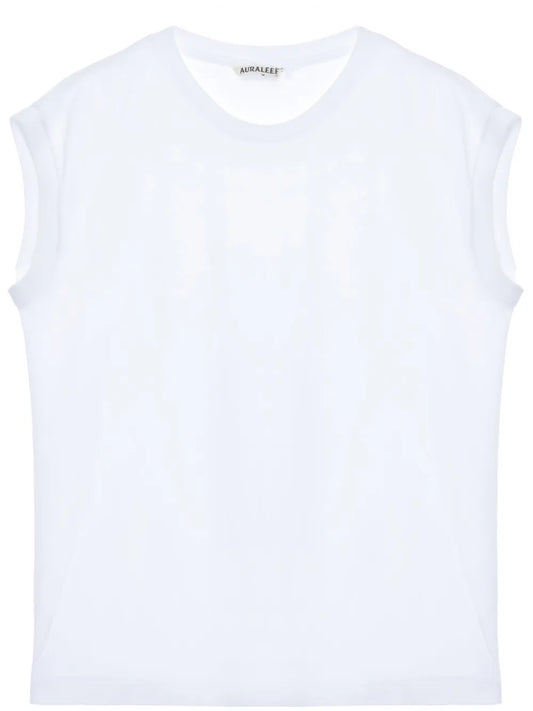 Sleeveless Cotton T-Shirt