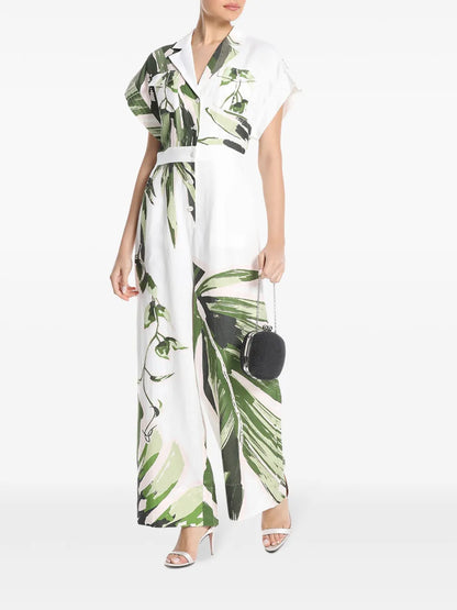Floral-Print Jumpsuit