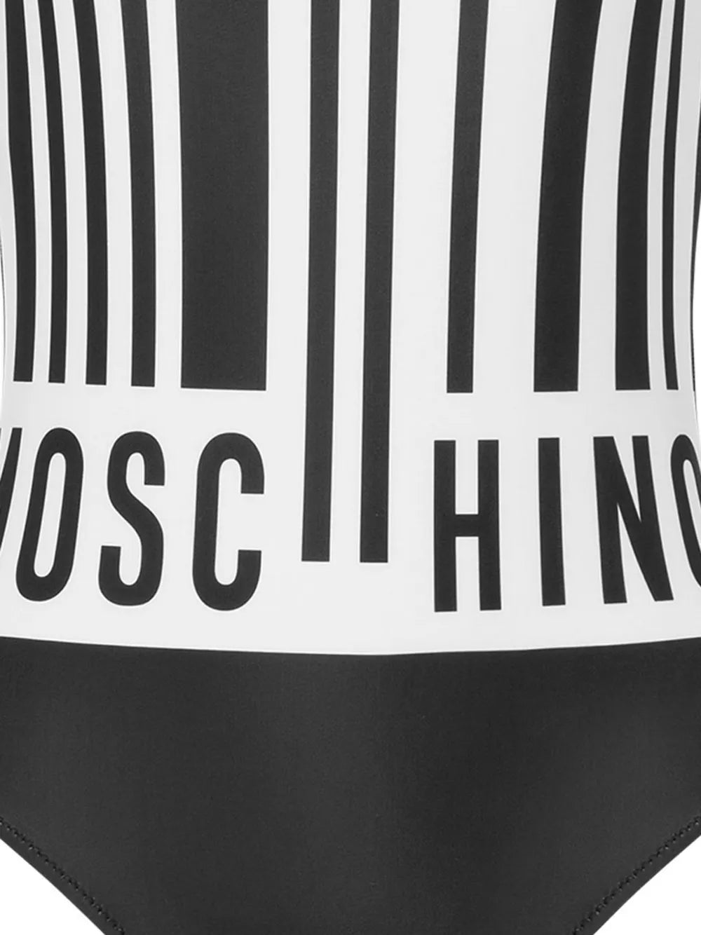 Barcode-Print Swimsuit