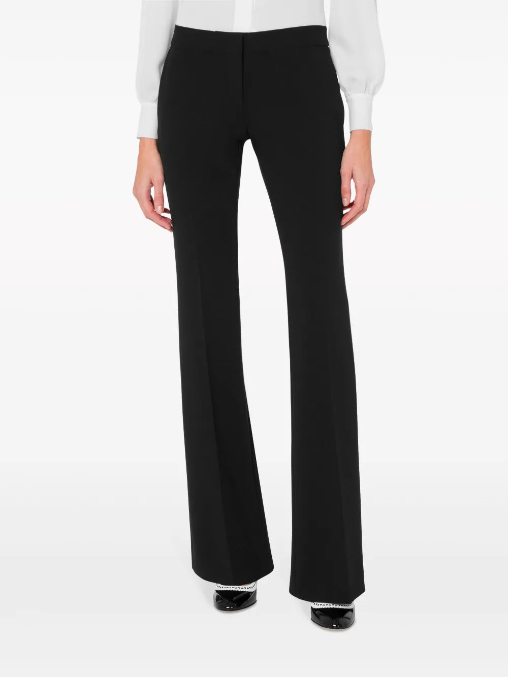 Low-Rise Flared Trousers