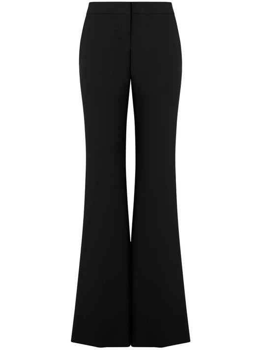 Low-Rise Flared Trousers