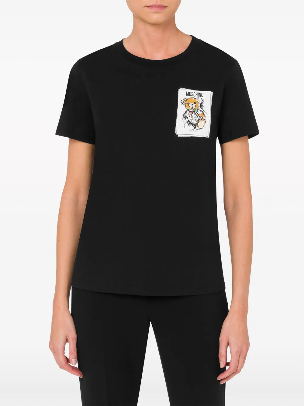 Teddy Bear-Print Cotton T-Shirt