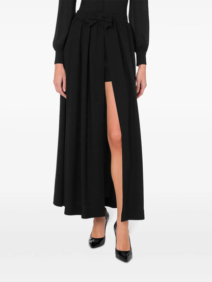 Pleated Asymmetric Skort