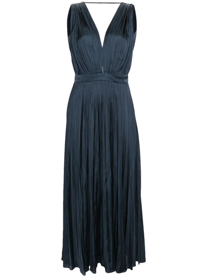 Pleated Maxi Dress