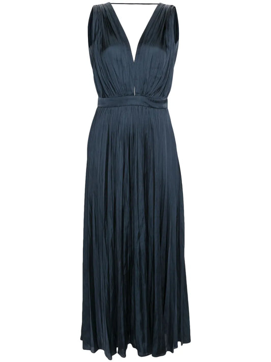 Pleated Maxi Dress