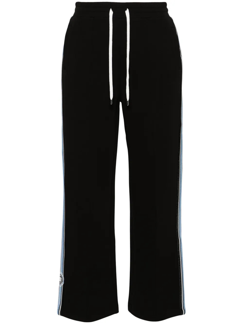 Striped Wide-Leg Track Pants