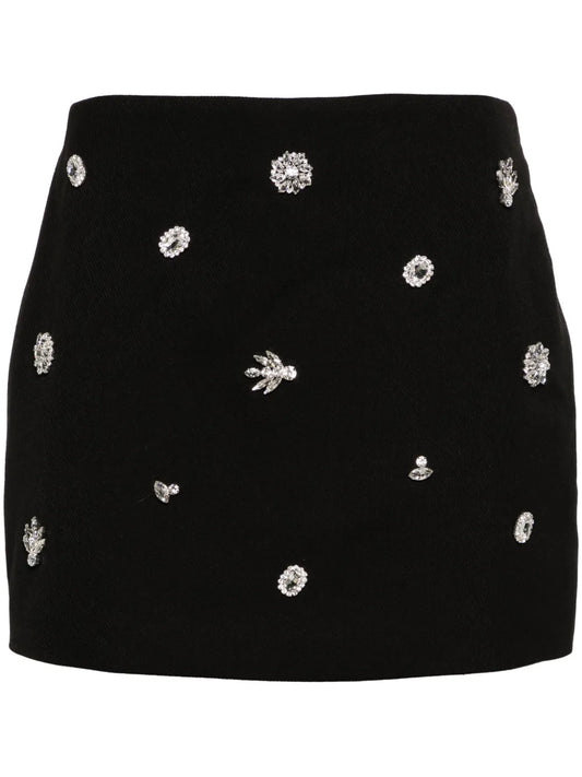 Diamanté-Effect Skort