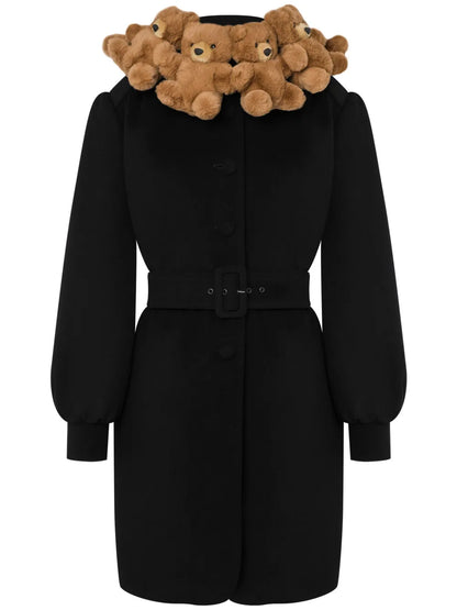 Teddy Bear Belted Coat