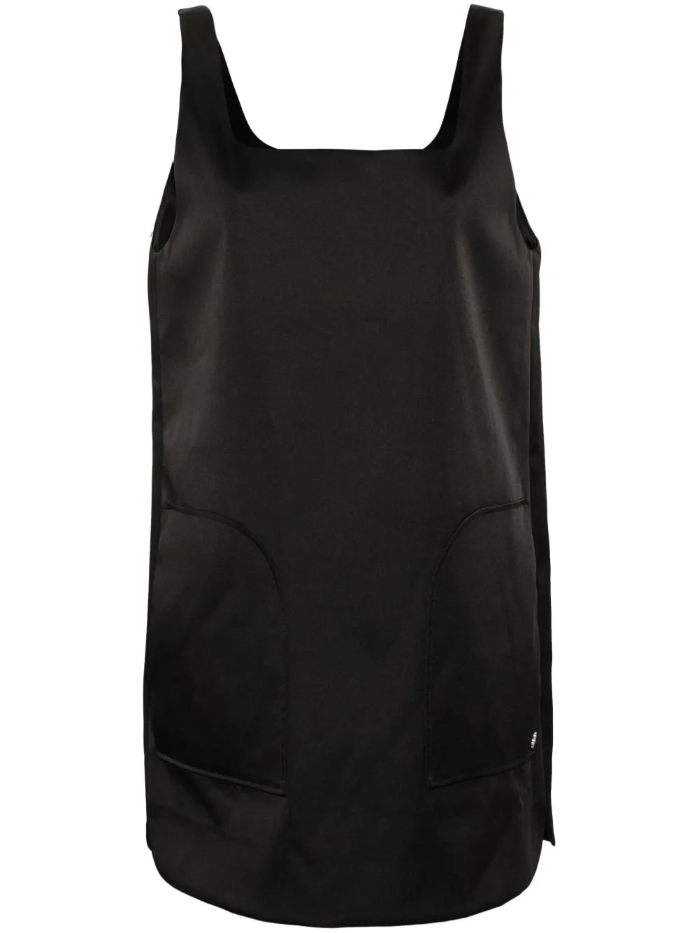 Satin Pinafore Mini Dress