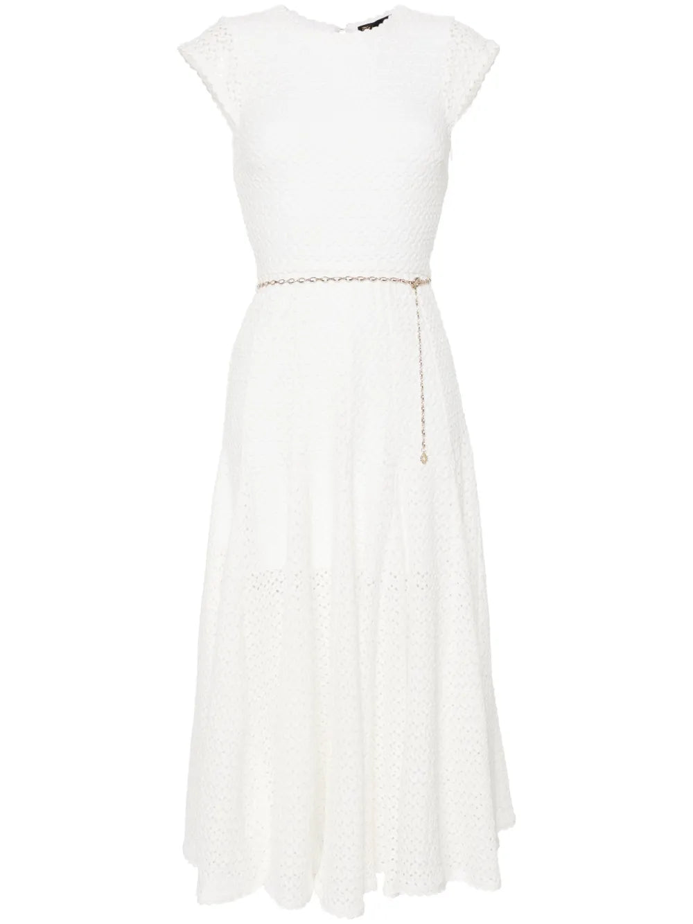 Crochet-Knit Maxi Dress