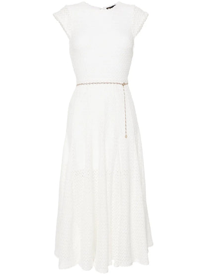 Crochet-Knit Maxi Dress